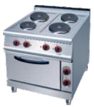 4-Burner Electric range with oven 800×900×(850+70)mm
