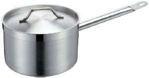 Sauce Pot (04)high body pot w/compound bottom 180*110 Milk Pot Single Handle