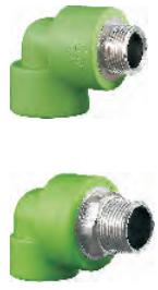 Male Thread Elbow-Green DN32×1/2″