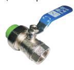 Female Thread Union Ball Valve Ii-Green DN25×3/4&quot;