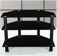Tempered glass TV cabinet