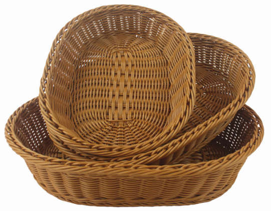 HT-PP Rattan Display Basket,30*24*7cm