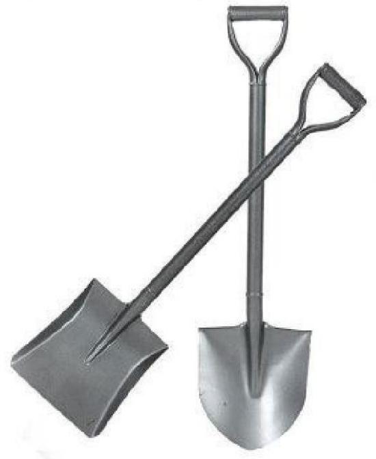All steel 1m iron shovel