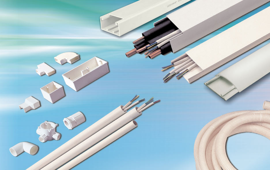PVC Conduit，Trunking and Fittings，PVC Round Type Wiring Duct Series -COMESOON-11493
