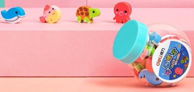 Eraser-20 pieces per bucket (four patterns)