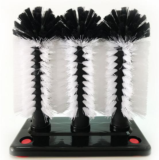 Triple Glass Washing Brush