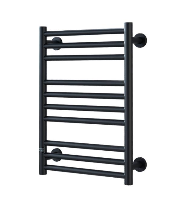 Electric Towel Drying Rack,Matte Black,304 Stainless Steel ,830*460mm,600*450*100Mm