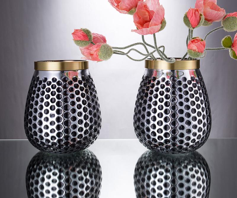 Glass Decorations/Glass Vase H19.5*D18cm