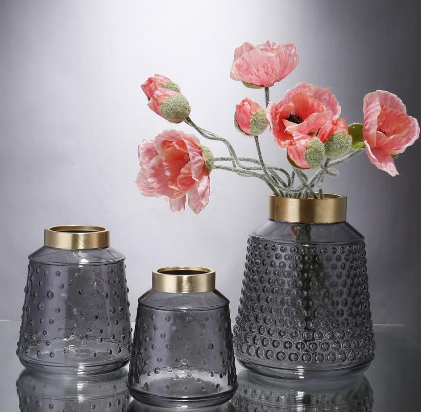 Glass Decorations/Glass Vase d:15.5 h:18cm