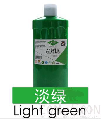 Acrylic paint, Light Green