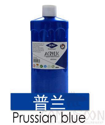 Acrylic paint, Prussian Blue