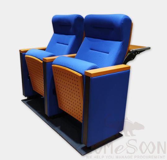 Auditorium Chair，High-Density Cold And Hot Foaming Stereotyped Sponge + Anti-Fouling Fabric，775*580*1040MM