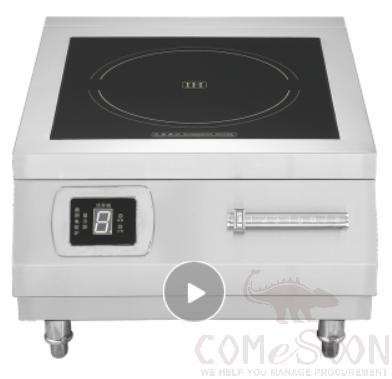 Induction Stove L600*W500*H350mm, 8kw