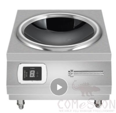 Induction Stove L600*W500*H350mm, 8KW/380kw