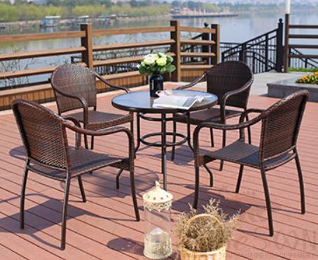Outdoor table and chair,58.5*78.5*86cm
