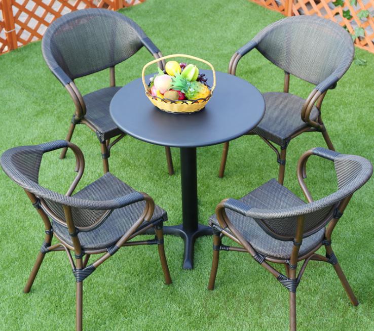 Outdoor tables and chairs