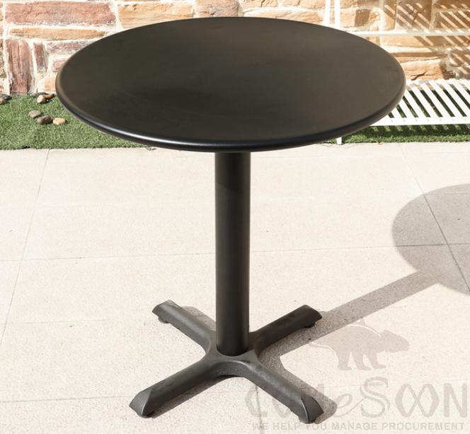 Outdoor carbon steel table-φ70cm