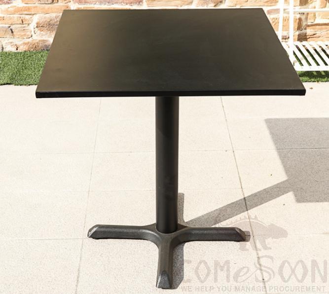 Outdoor carbon steel table-70*70cm