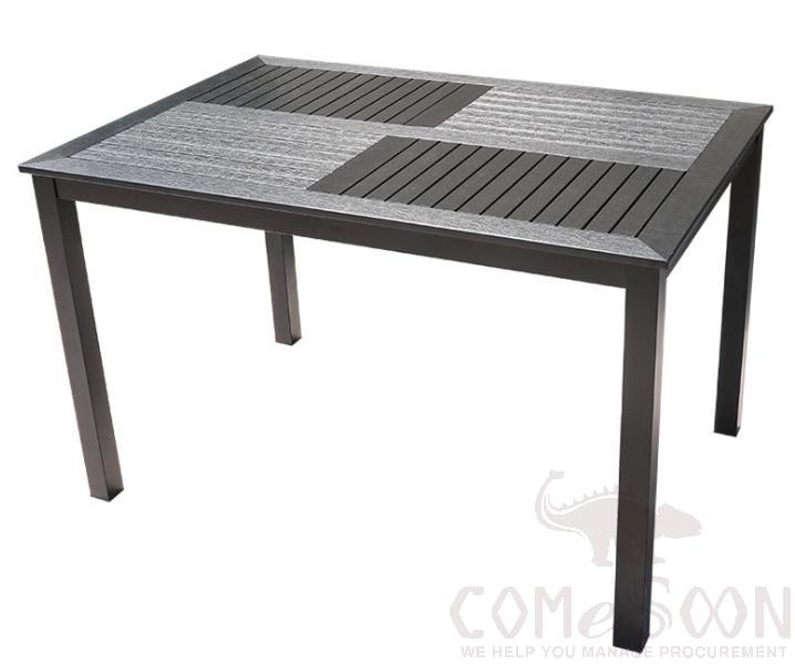 Plastic wooden table-120*80cm