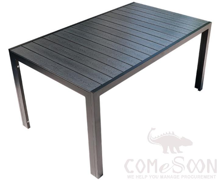 Plastic wooden table-150*90cm