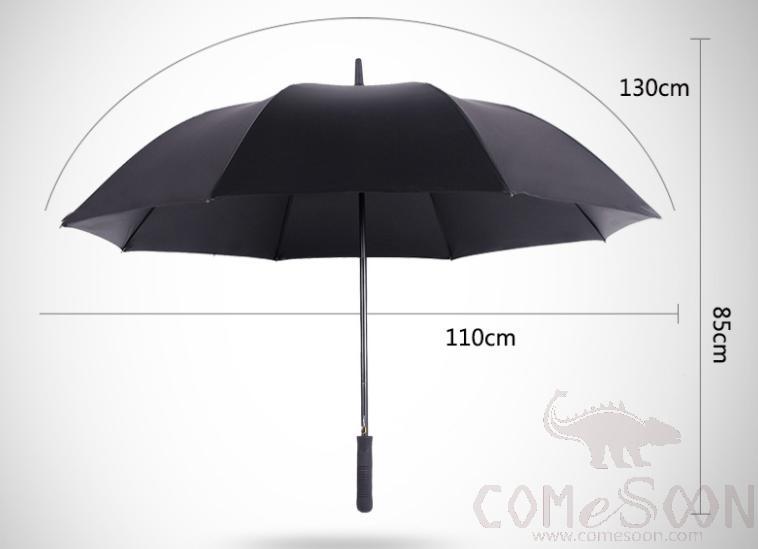 Umbrella,D110cm*8K,Black Vinyl Backing