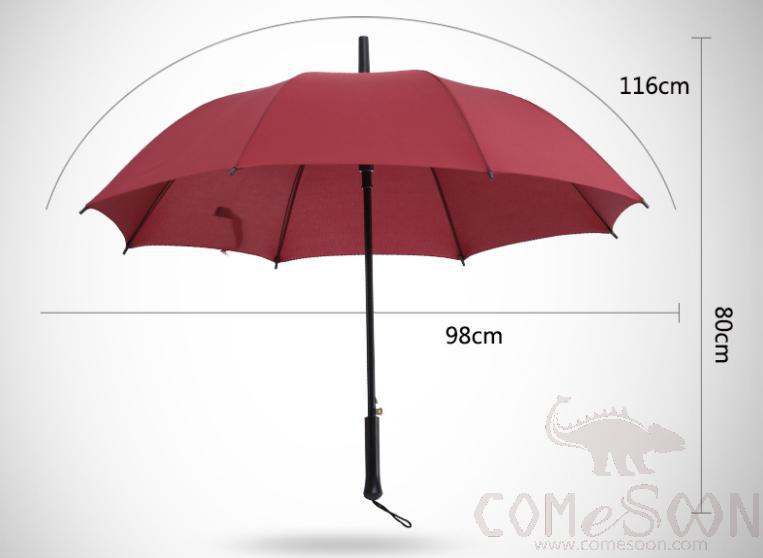 Umbrella,D98cm*8K,Wine Red