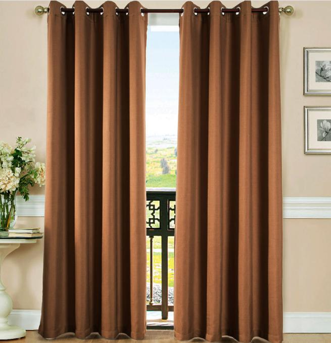 Velvet linen curtain cloth