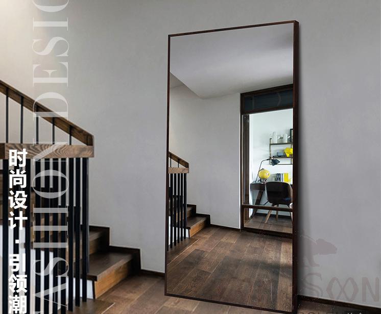 Full-length mirror-400mm*1500mm-walnut color