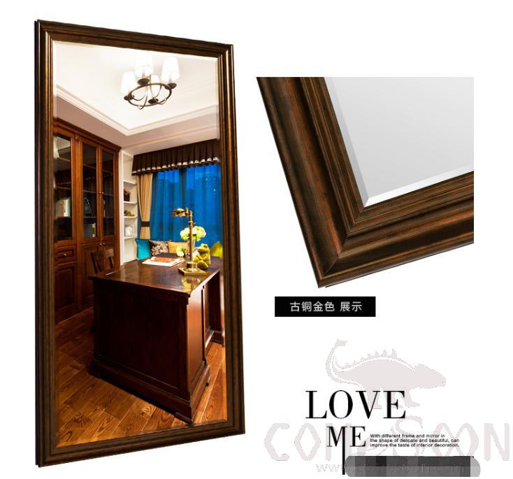 Wall Mirror-Bronze Gold-600mm*1650mm