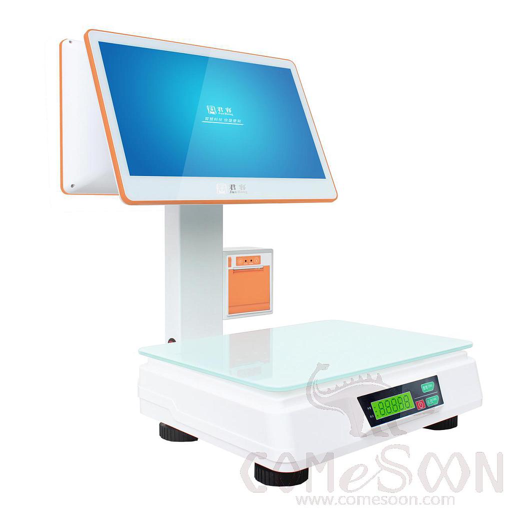 Windows System Integrated Cash Register C578P ，15.4，White Orange