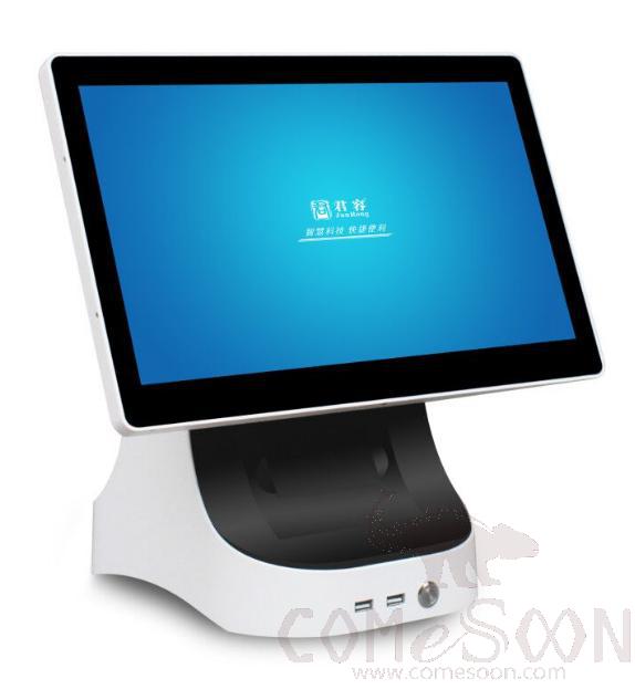 Android Touch Screen Cash Register C588 ，15.6 ，White And Black