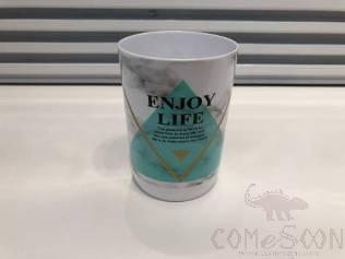 Printed Cup-Marble Blue