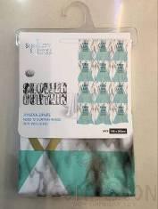 180X200EVA Printed Shower Curtain-Marble Blue