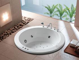 Massage Bathtub - Acrylic with Fiber Glass - 1500×1500×650mm