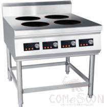 Four-head Induction Cooker L850*W850*H800/950mm, 3.5kW