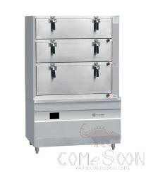 Triple-door Induction  Rice Steaming Cabinet L1200*W800*H1850mm, 30kW