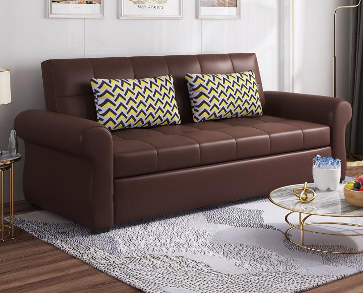 Sofa bed-microfiber leather-Sofa:220*84*83cm Bed:180*188cm