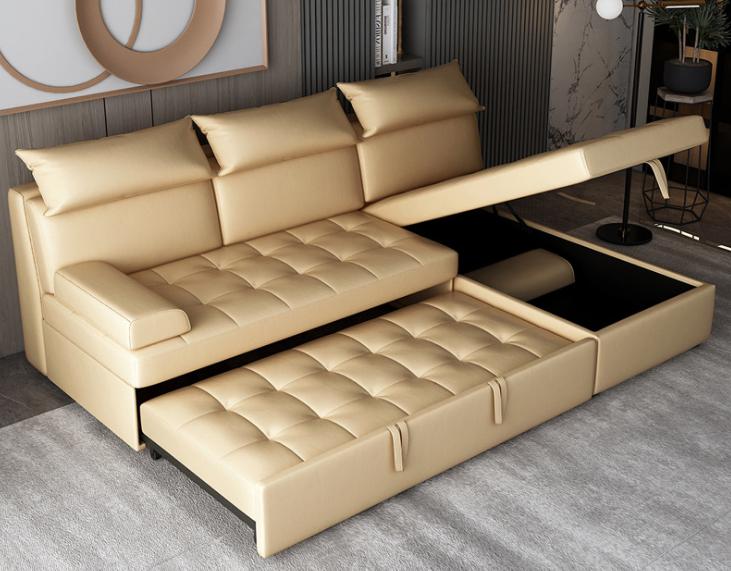 Sofa bed-microfiber leather-Sofa:220*155*90cm Bed:220*138cm