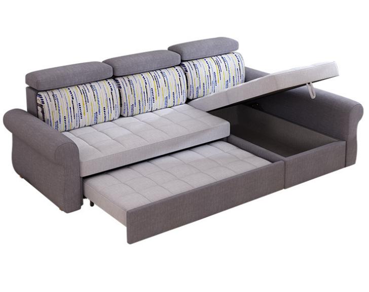 Sofa bed-cotton linen-Sofa:250*165*93cm Bed:220*140cm