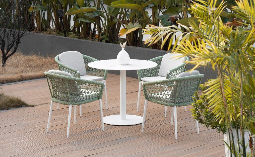 Table-2 Round white-φ80cm