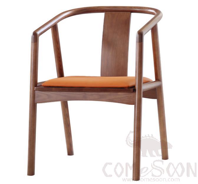 Solid wood leisure chair-60*55*78cm