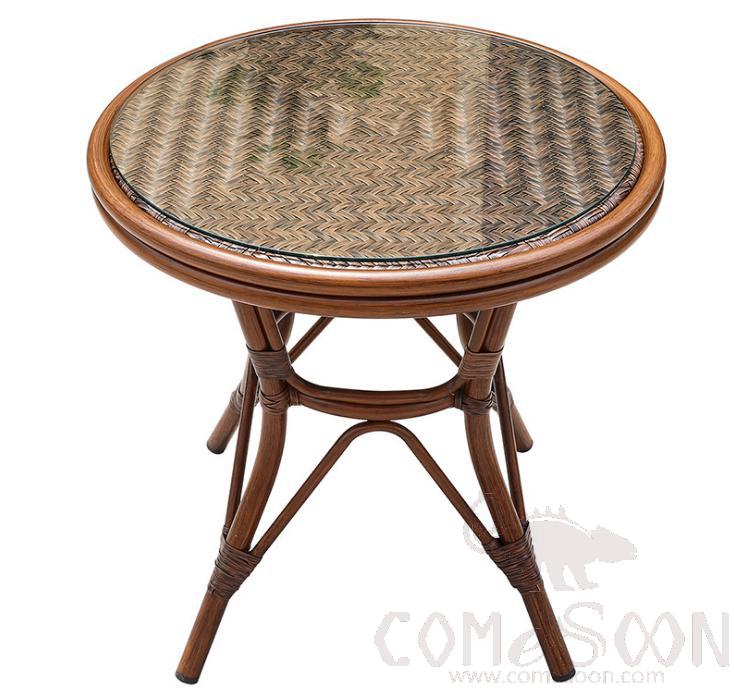Outdoor rattan table-φ70*74cm
