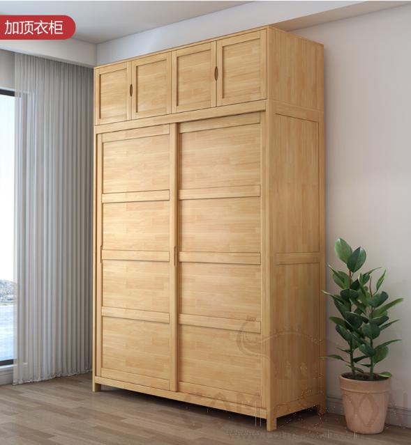 Solid wood wardrobe-180*62*260cm