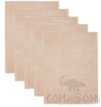 BBQ Grill Mesh Mat 5pcs