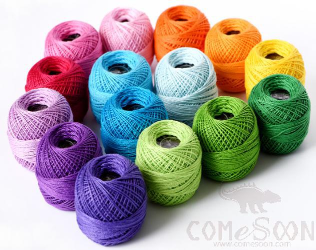 Long staple cotton - hand knitted- Lace 8 - 213454