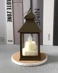 Plastic Wind Light W/ LED light 6.4*14