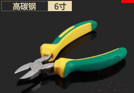 Diagonal Pliers 6&quot;，High Carbon Steel + Pp &amp; Tpr Handle