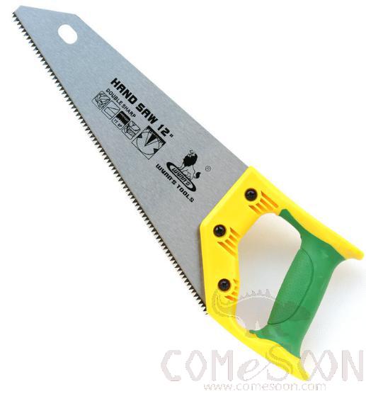 Hand Saw 14&quot; / 350Mm，65# Steel + Plastic Handle