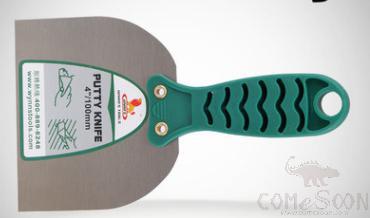 5Putty Knife，Stainless Steel + Plastic Handle