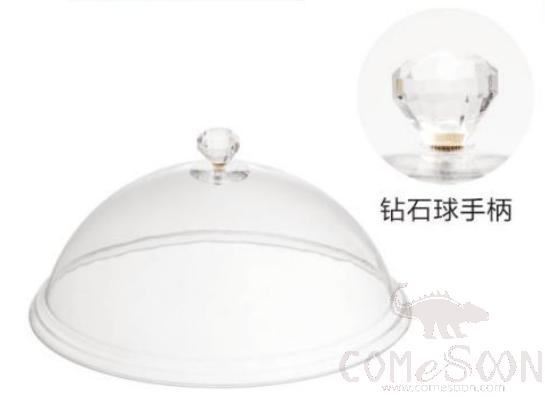 PC 12 Inch Round Food Cover  (Plus Handle)
